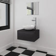 11 Piece Bathroom Furniture Set With Basin With Tap