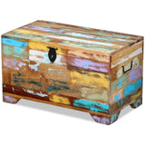 Storage Chest Solid Rough Mango Wood
