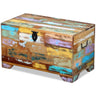 Storage Chest Solid Rough Mango Wood
