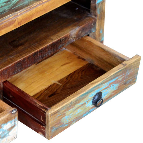 Tv Cabinet With 3 Drawers Solid Reclaimed Wood