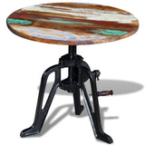 Side Table 60X(46-63) Cm And Cast Iron