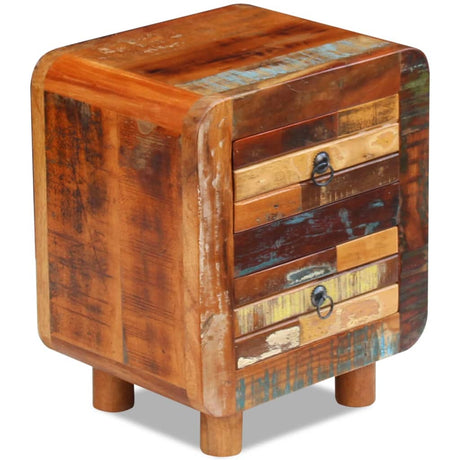 Night Cabinet Solid Reclaimed Wood 43X33X51 Cm