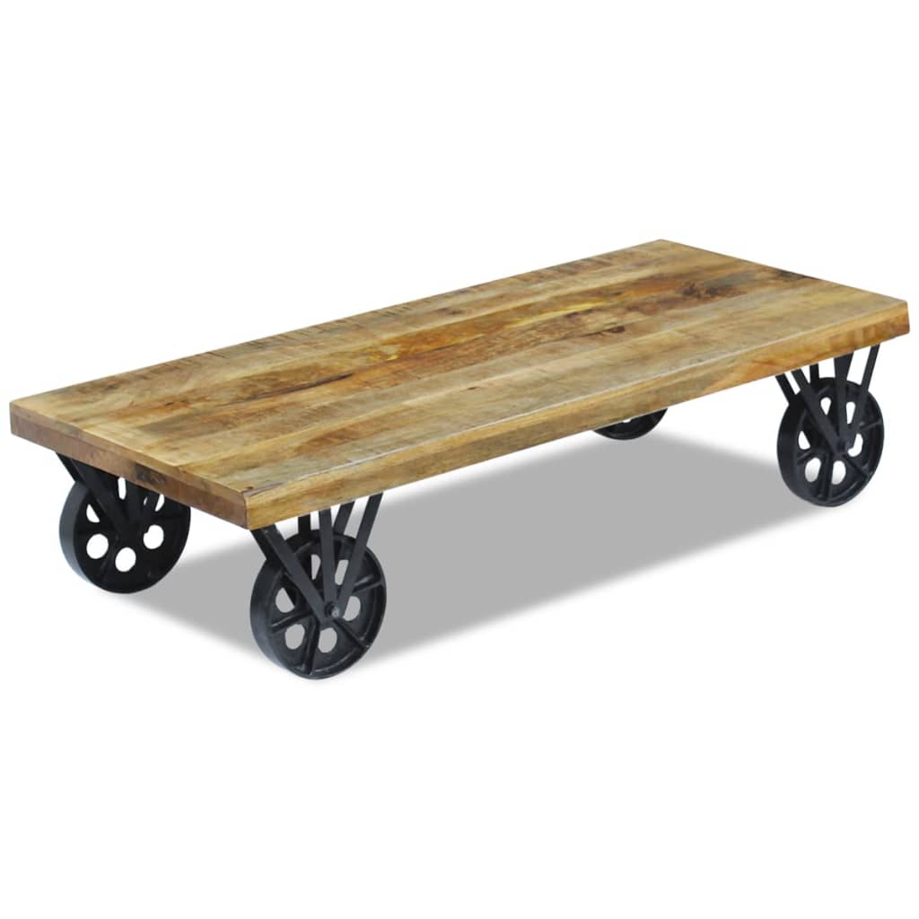 Coffee Table Mango Wood 120X60X30 Cm