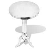 Side Table Round Aluminium Silver