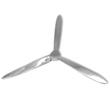 Wall-Mounted Propeller Aluminium Silver 70 Cm