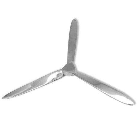 Wall-Mounted Propeller Aluminium Silver 70 Cm