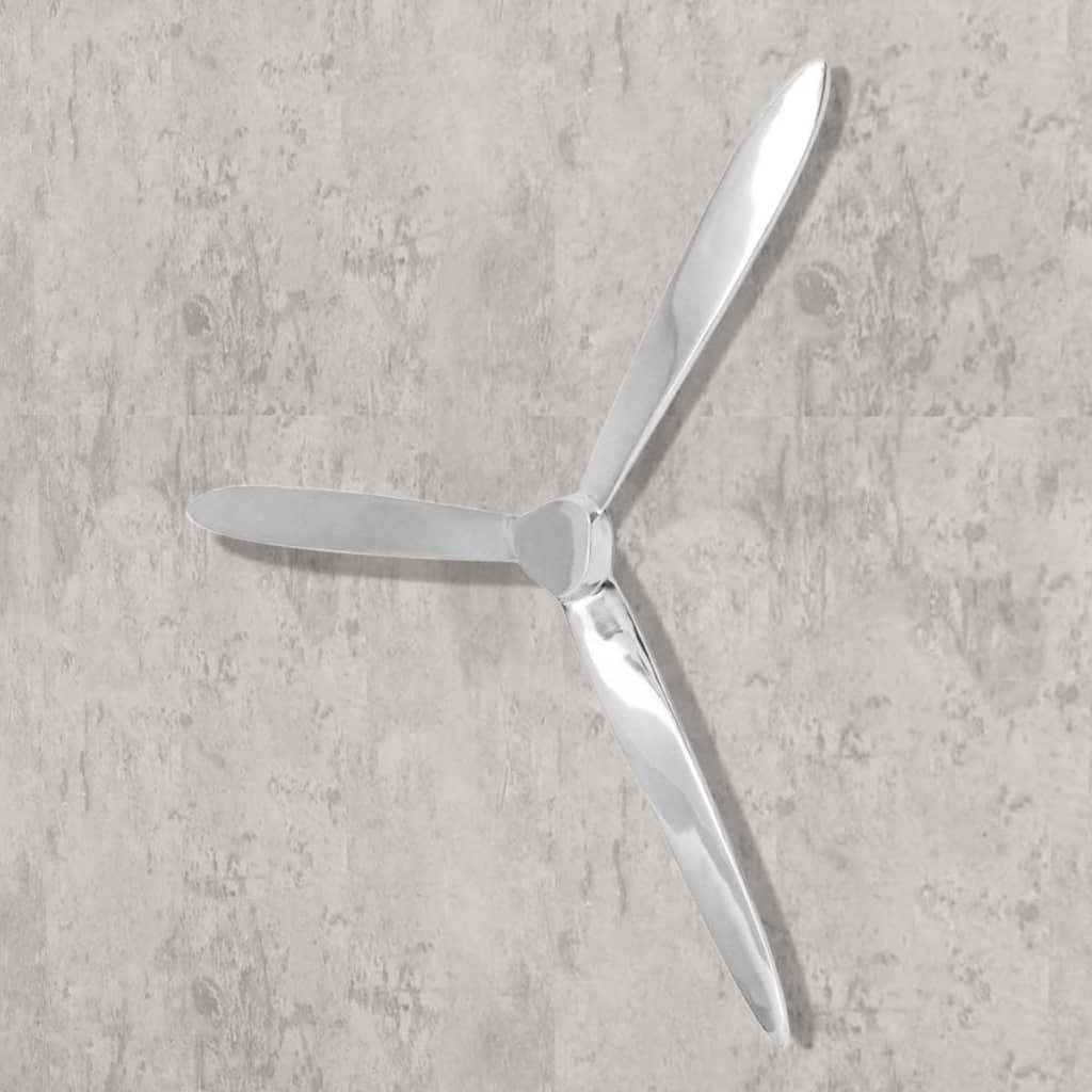 Wall-Mounted Propeller Aluminium Silver 70 Cm
