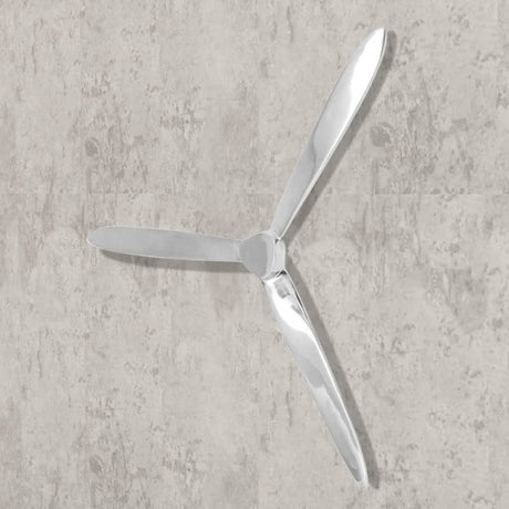 Wall-Mounted Propeller Aluminium Silver 70 Cm