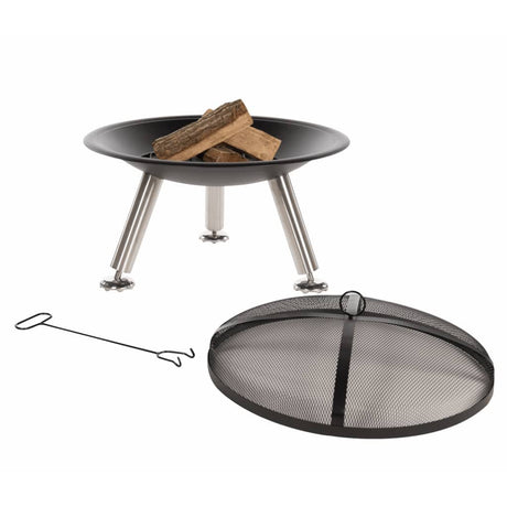 Redfire Fire Bowl Chicago Black Steel 75 Cm 85013