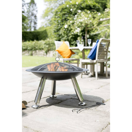 Redfire Fire Bowl Chicago Black Steel 75 Cm 85013