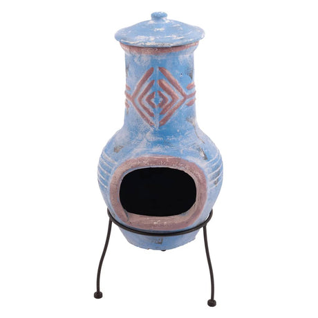 Redfire Fireplace Colima Clay Sea Blue/Red 86031