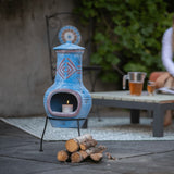 Redfire Fireplace Colima Clay Sea Blue/Red 86031