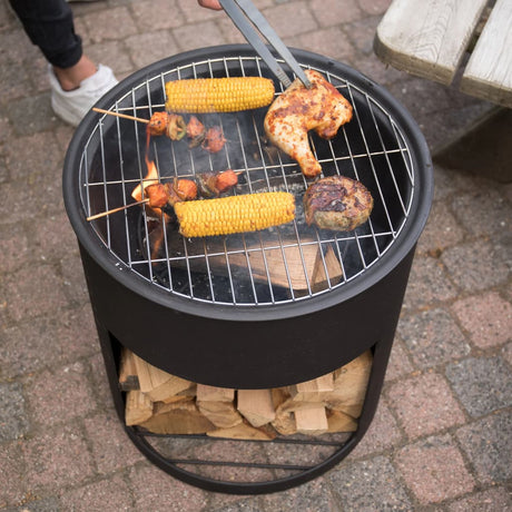 Redfire Fire Barrel Milshire Black Steel