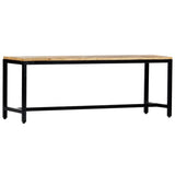 Dining Bench Solid Rough Mango Wood