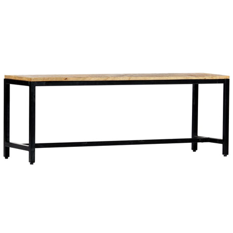 Dining Bench Solid Rough Mango Wood