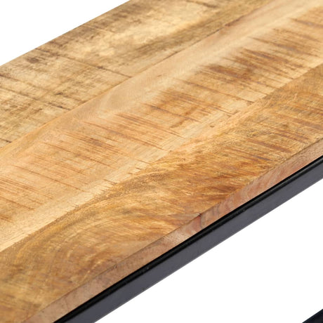 Dining Bench Solid Rough Mango Wood
