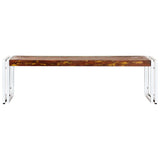 Coffee Table 120X60X35 Cm Solid Reclaimed Wood
