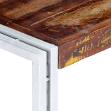 Coffee Table 120X60X35 Cm Solid Reclaimed Wood