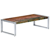 Coffee Table 120X60X35 Cm Solid Reclaimed Wood