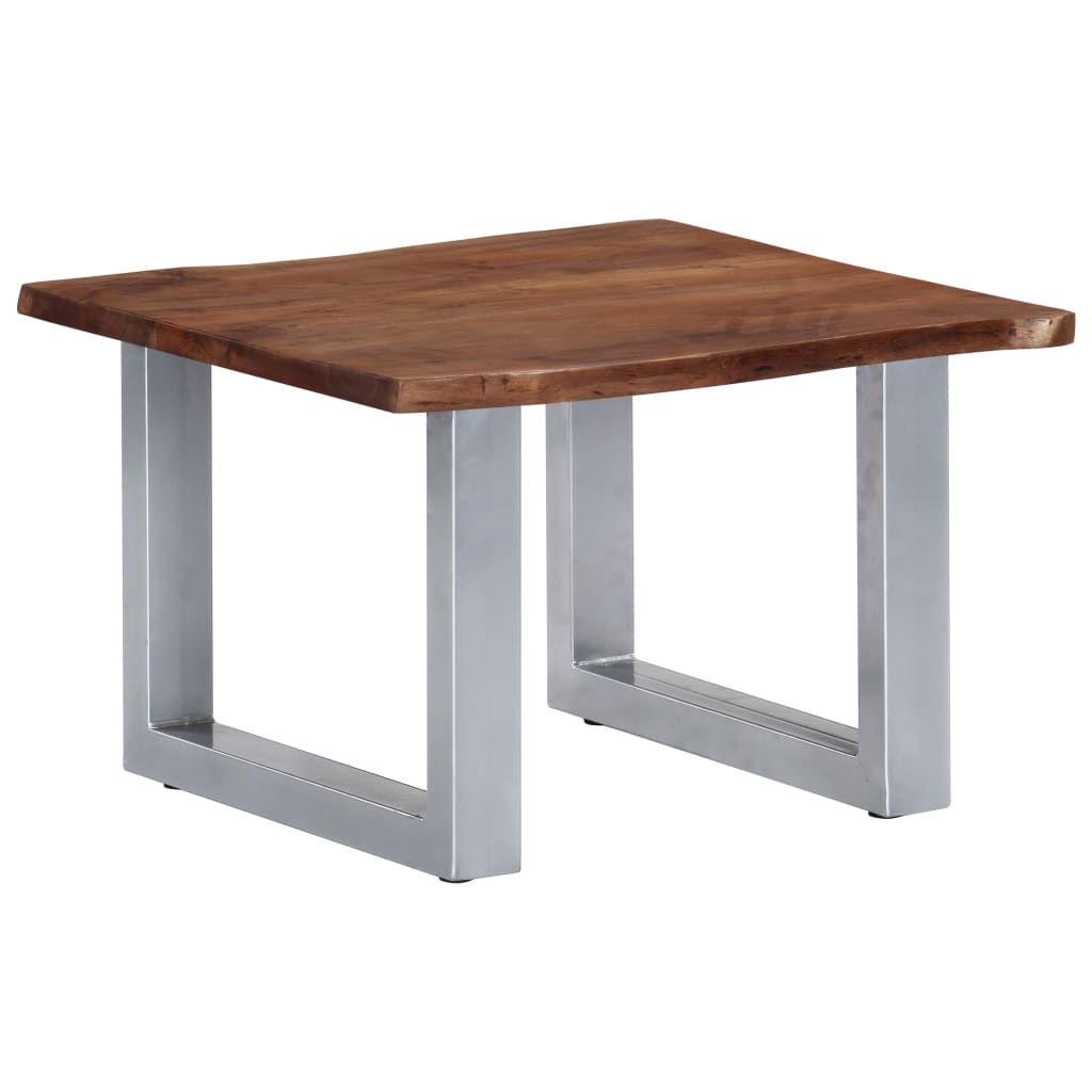 Coffee Table With Live Edges 115X60X40Cm Solid Acacia Wood