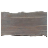Coffee Table With Live Edges 115X60X40Cm Solid Acacia Wood