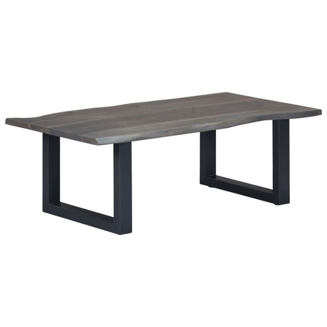 Coffee Table With Live Edges 115X60X40Cm Solid Acacia Wood