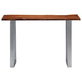 Console Table 115x35x76 cm Solid Aacia Wood and Iron