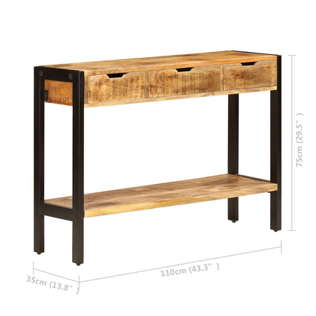 Sideboard With 3 Drawers 110X35X75 Cm