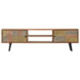 Tv Cabinet 140X30X40 Cm Solid Acacia Wood