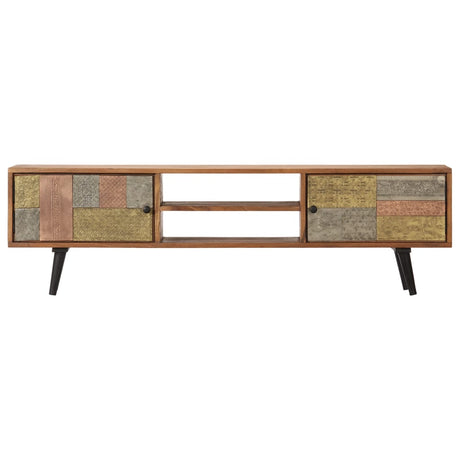 Tv Cabinet 140X30X40 Cm Solid Acacia Wood