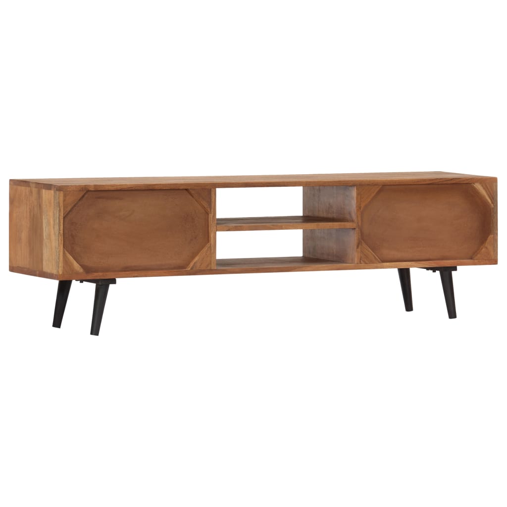 Tv Cabinet 140X30X40 Cm Solid Acacia Wood