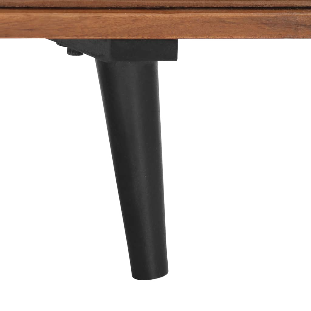 Tv Cabinet 140X30X40 Cm Solid Acacia Wood