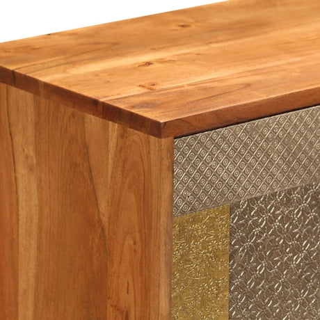 Sideboard 80X30X75 Cm Solid Acacia Wood