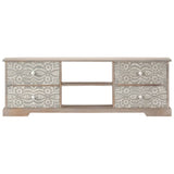 Tv Cabinet 120X30X40 Cm Solid Acacia Wood