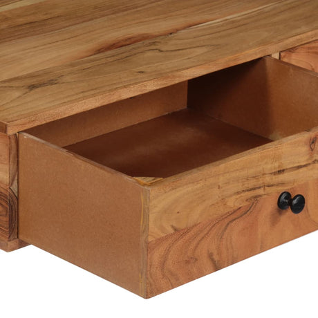 Wall Desk 90X40X170 Cm Solid Acacia Wood