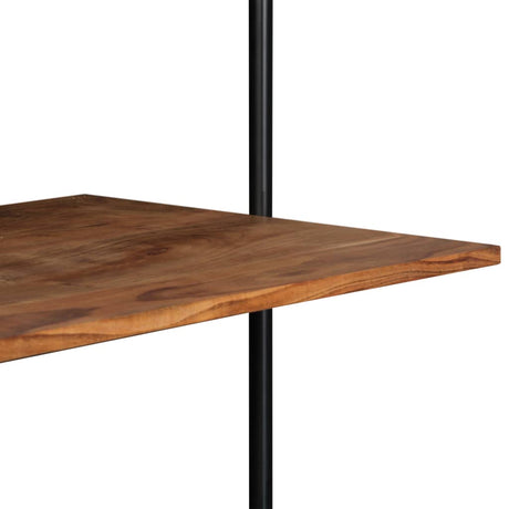 Wall Desk 90X40X170 Cm Solid Acacia Wood