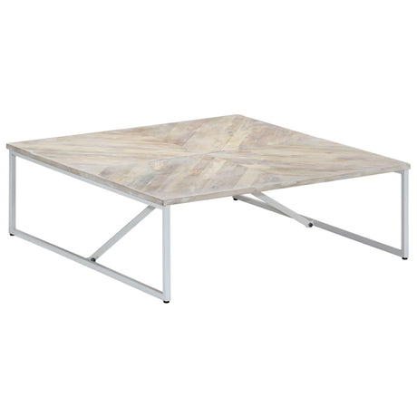 Coffee Table 110X110X36 Cm Solid Mango Wood