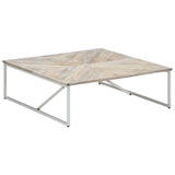 Coffee Table 110X110X36 Cm Solid Mango Wood