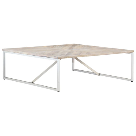 Coffee Table 110X110X36 Cm Solid Mango Wood