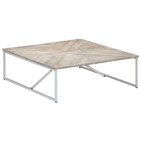Coffee Table 110X110X36 Cm Solid Mango Wood
