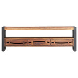Tv Cabinet 140X30X45 Cm Solid Acacia Wood
