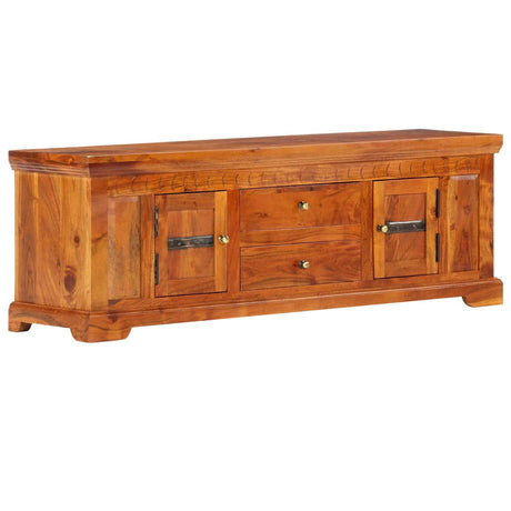 Tv Cabinet 119X30X40 Cm Solid Acacia Wood
