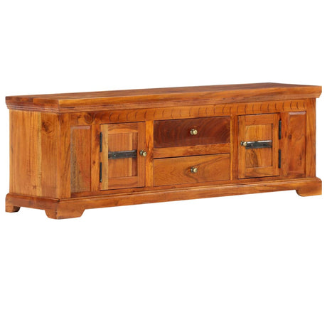 Tv Cabinet 119X30X40 Cm Solid Acacia Wood