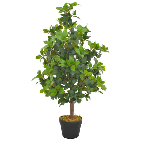 Artificial Plant Laurel Tree With Pot Green
