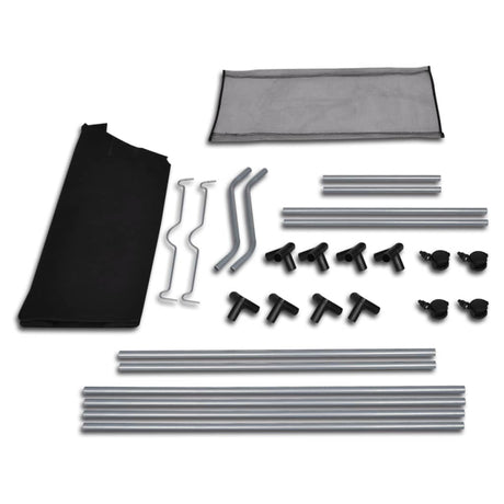 Laundry Sorters With Bags 2 Pcs Black And Grey