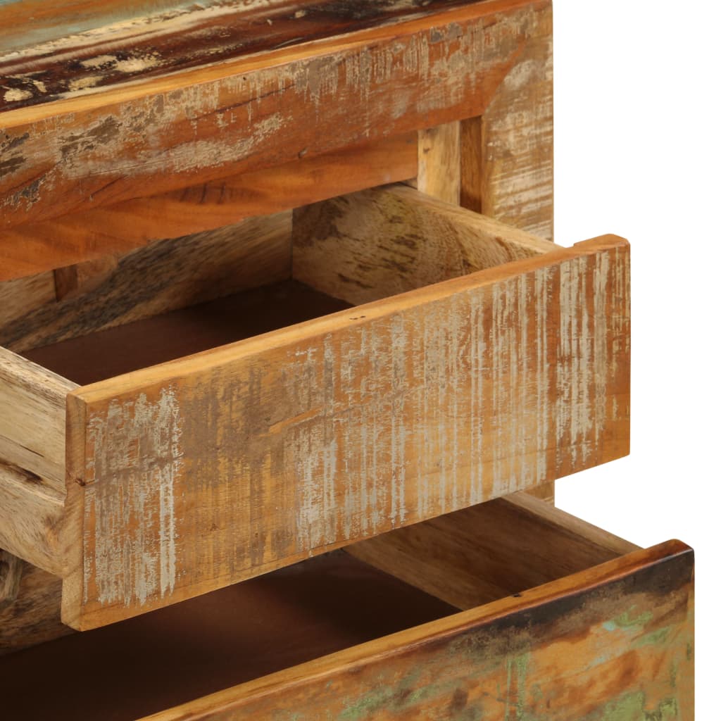 Sideboard 120x30x75 cm Solid Reclaimed Wood