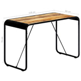Dining Table Solid Rough Mango Wood