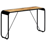 Console Table 140X35X76 Cm Solid Rough Mango Wood