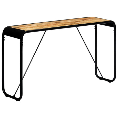 Console Table 140X35X76 Cm Solid Rough Mango Wood