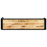 Console Table 140X35X76 Cm Solid Rough Mango Wood